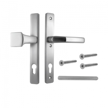 Door lock set with long plate no. 825 w/ knob and handle